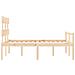 Letto per Anziani con Testiera Small Double in Legno Massello - Foto miniatura 7