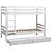 Letto A Castello Per Bambini 190x90cm Bianco Con Cassetti Amber - Foto miniatura 4