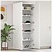 Mobile per scarpe Bianco 80 x 35.5 x 180 cm Legno multistrato - Foto miniatura 1