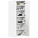 Mobile per scarpe Bianco 80 x 35.5 x 180 cm Legno multistrato - Foto miniatura 2