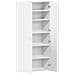 Mobile per scarpe Bianco 80 x 35.5 x 180 cm Legno multistrato - Foto miniatura 4