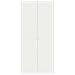 Mobile per scarpe Bianco 80 x 35.5 x 180 cm Legno multistrato - Foto miniatura 5