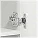 Mobile per scarpe Bianco 80 x 35.5 x 180 cm Legno multistrato - Foto miniatura 8