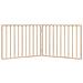 Cancello per Cani Pieghevole 2 Pannelli 160 cm Legno di Pioppo - Foto miniatura 4
