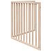 Cancello per Cani Pieghevole 2 Pannelli 160 cm Legno di Pioppo - Foto miniatura 5