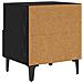 Armadio da Notte 2 pcs Rovere nero 40 x 35 x 47,5 cm - Foto miniatura 9