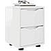 Comodini con cassetto 2 pcs Bianco Lucido 30,5 x 30 x 43 cm - Foto miniatura 3