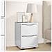 Comodini con cassetto 2 pcs Bianco Lucido 30,5 x 30 x 43 cm - Foto miniatura 4