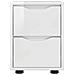 Comodini con cassetto 2 pcs Bianco Lucido 30,5 x 30 x 43 cm - Foto miniatura 6