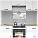Rivestimento da Cucina 2 pcs Grigio chiaro 80 x 60 cm - Foto miniatura 2
