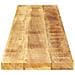 Piano per Tavolo 140x40x3,8 cm Rettangolare Legno Mango Grezzo - Foto miniatura 4