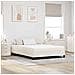 Materasso da Letto con materasso Crema 140 x 190 cm Tessuto - Foto miniatura 2