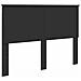 Struttura del letto Nero 140 x 190 cm Legno multistrato - Foto miniatura 7