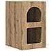 Comodino Rovere artigianale 29,5 x 33,5 x 50 cm - Foto miniatura 1