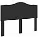 Struttura del letto Nero 140 x 190 cm Legno Ingegnerizzato - Foto miniatura 7