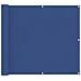 Schermo da balcone Blu 90 x 200 cm Tessuto Oxford - Foto miniatura 1