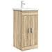 Mobile da bagno con lavabo Rovere Sonoma 42 x 40 x 84,5 cm - Foto miniatura 1