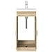 Mobile da bagno con lavabo Rovere Sonoma 42 x 40 x 84,5 cm - Foto miniatura 3