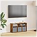 Lowboard con cassetto Legno vecchio 72 x 22,5 x 38 cm - Foto miniatura 2