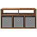 Lowboard con cassetto Legno vecchio 72 x 22,5 x 38 cm - Foto miniatura 6