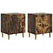 Armadio da Notte 2 pcs Rovere Fumo 43 x 34,5 x 50 cm - Foto miniatura 1