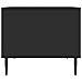 Tavolino da salotto Nero 90 x 50 x 40 cm Legno ingegnerizzato - Foto miniatura 5