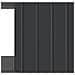Tavolino da salotto Nero 90 x 50 x 40 cm Legno ingegnerizzato - Foto miniatura 8