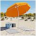 Ombrello da giardino 160 cm Poliestere 170T Arancione - Foto miniatura 3