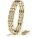 Bracciale Da Uomo Premium ""intense"" In Acciaio Chirurgico 316l, Oro, 17 Cm - Foto miniatura 1
