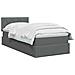 Letto con contenitore LED e materasso Grigio Scuro 90 x 200 cm - Foto miniatura 3