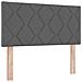 Letto con contenitore LED e materasso Grigio Scuro 90 x 200 cm - Foto miniatura 5