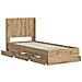 Struttura del letto con stoccaggio e testata Artisan Oak - Foto miniatura 3