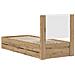 Struttura del letto con stoccaggio e testata Artisan Oak - Foto miniatura 5