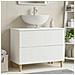 Armadio per Lavabo da Bagno ARNHEM Bianco 82 x 41 x 59 cm - Foto miniatura 2