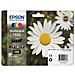 C13T18164020 Cartuccia Ink Originale Nera Ciano Magenta Gialla per Epson XP212/215/225/312/315/322/325/412/415/422/425 Capacità 470 Pagine Blister 4 pezzi - Foto miniatura 2