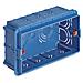 Scatola Incasso Rettangolare Azzurro 4 Moduli - Foto miniatura 1