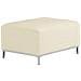 Pouf Poggiapiedi Ottomano In Pelle Beige Oslo - Foto miniatura 34