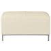 Pouf Poggiapiedi Ottomano In Pelle Beige Oslo - Foto miniatura 25