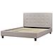 Letto In Tessuto Grigio Chiaro 160x200 Cm La Rochelle - Foto miniatura 26