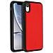 Cover Apple Iphone Xr Protezione Rigida Vera Pelle Rosso - Foto miniatura 2