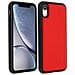 Cover Apple Iphone Xr Protezione Rigida Vera Pelle Rosso - Foto miniatura 1