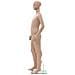 Manichino Bambino Figura Intera Base in Vetro Beige 140 cm - Foto miniatura 4
