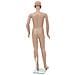 Manichino Bambino Figura Intera Base in Vetro Beige 140 cm - Foto miniatura 5
