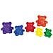 Ler0744 Tre Bear Family Rainbow Set-96 / pk Gr 3 - S 6 Colori - Foto miniatura 2
