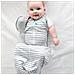 Sacco Fasciante Per Neonati Swaddle Up 50/50 M Grigio - Foto miniatura 3