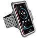 Fascia Sport Smartphone Tattile Tessuto Traspirante Grigio Mélange - Foto miniatura 2
