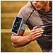 Fascia Sport Smartphone Tattile Tessuto Traspirante Grigio Mélange - Foto miniatura 4