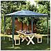Gazebo Professionale 2,5x2,5 m Verde 90 g /m² - Foto miniatura 3