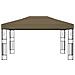 Gazebo 3x4 m Grigio Talpa in Tessuto - Foto miniatura 2