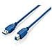 USB A / USB B 3.0 3.0m, 3.0 (3.1 Gen 1) , USB A, USB B, Maschio / maschio, Dritto, Dritto - Foto miniatura 1